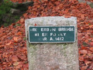 Treverbyn Bridge date sign 1412