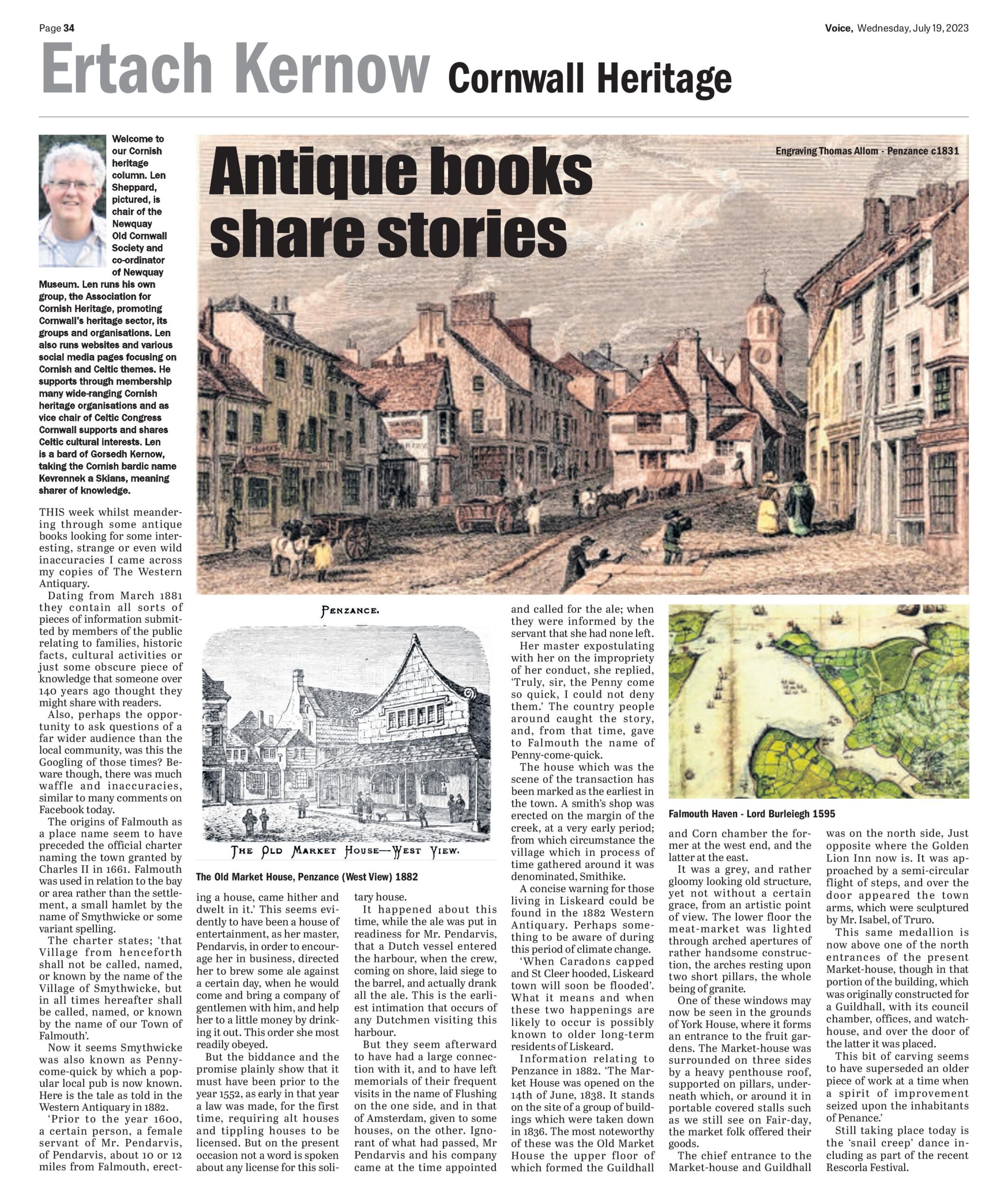 Ertach Kernow - Antique books share stories