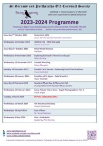 Gerrans & Porthscatho OCS - Programme 2023 - 2024