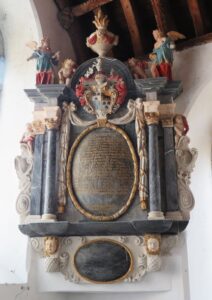 Magnificent Glynn monument dated 1699