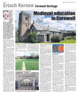 Medieval education in Cornwall