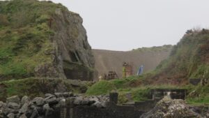 Quarrying at Porthoustock in 2023