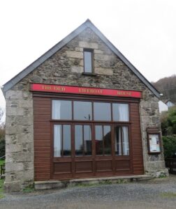 The original lifeboat house at Porthoustock in 2023