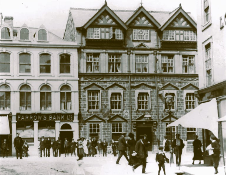 Red Lion Hotel Boscawen Street, Truro - circa 1901