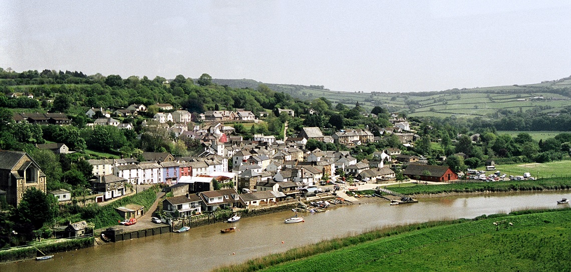 Calstock from the train