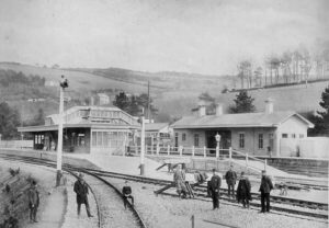 Bodmin Road Railway Station circa 1895