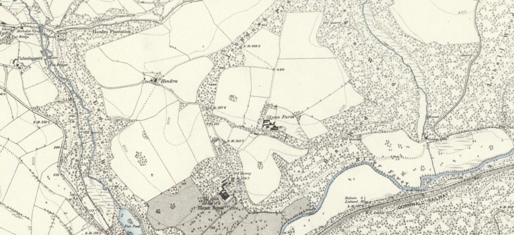 Glynn Valley (Western) 1881 Ordnance Survey