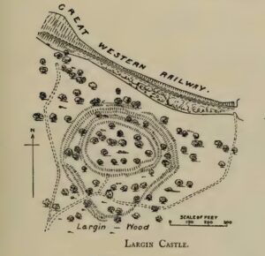 Largin Castle 19th century diagram