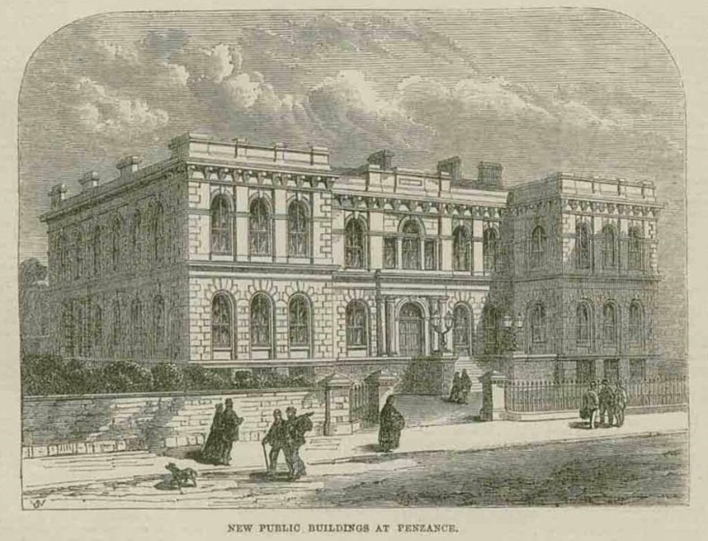 New Public Building at Penzance - Illustrated London News - Nov 1867