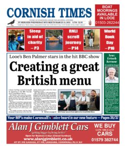 Cornish Times - frontpage 20.03.2024