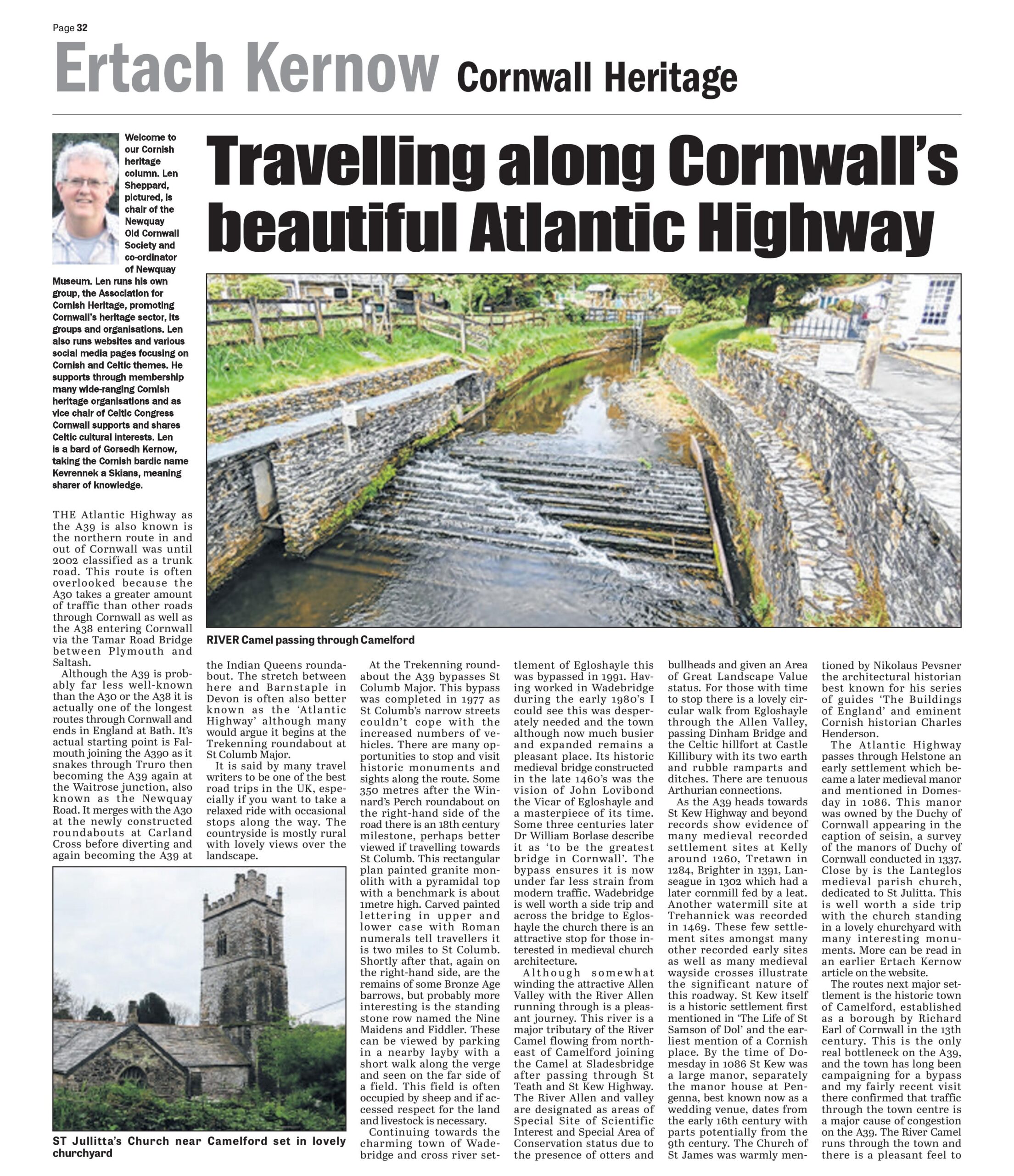 Travelling along Cornwall's beautiful Atlantic Highway
