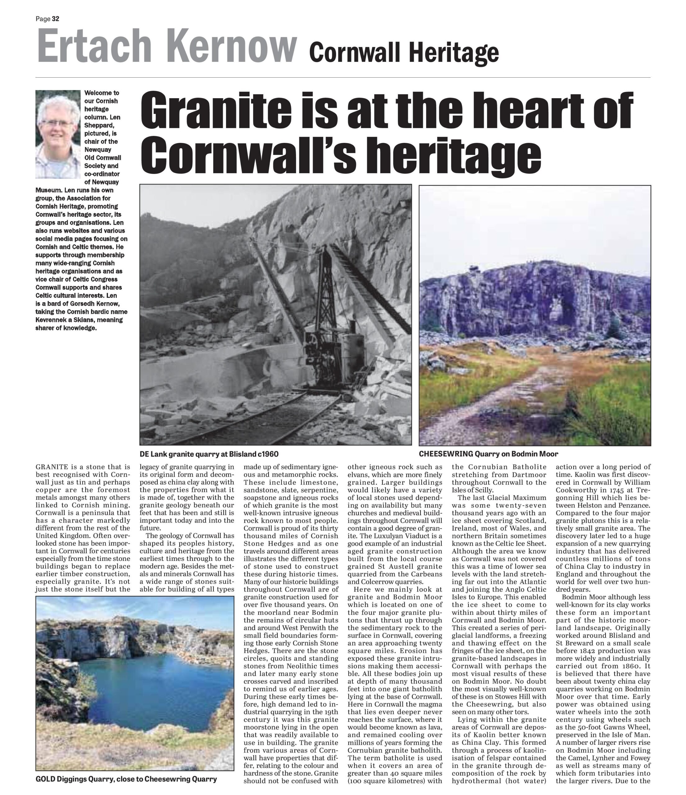 Granite at the heart of Cornwall’s Heritage