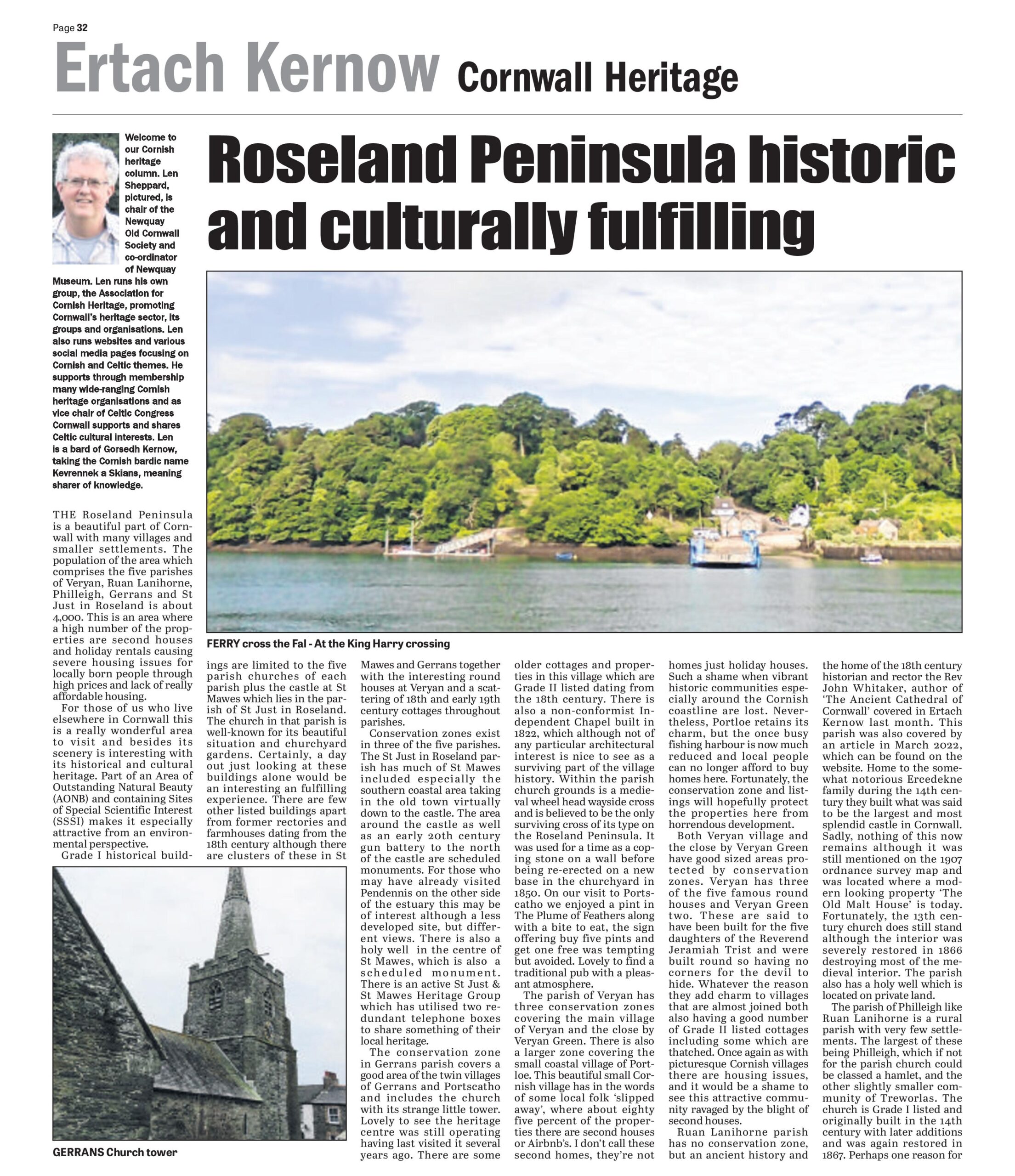 Roseland Peninsula historic and culturally fulfilling