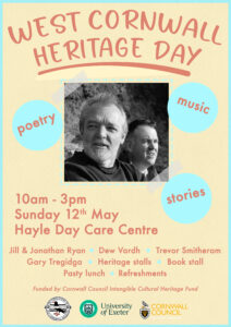 West Cornwall Heritage Day - 12th May