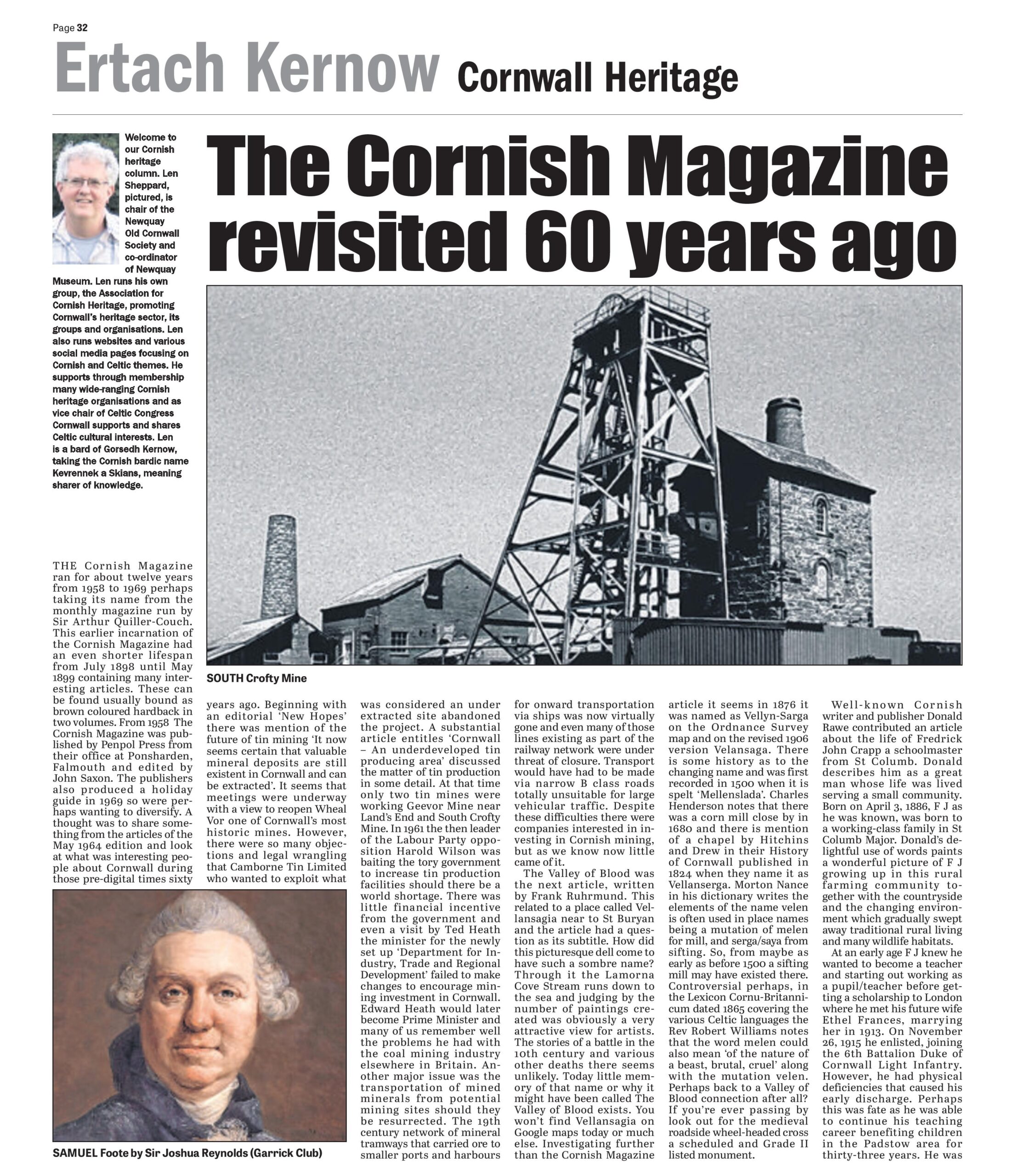The Cornish Magazine revisited 60 years ago