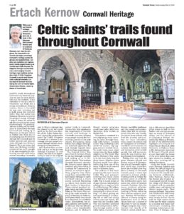 Celtic saints trails found throughout Cornwall