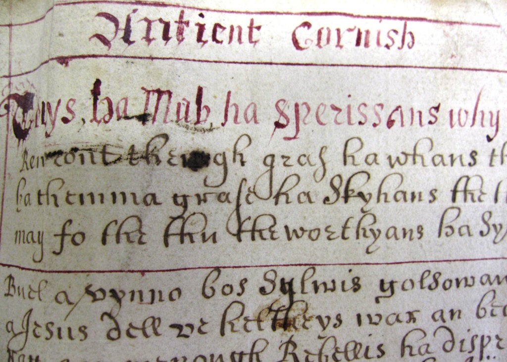 Translation Process Language Ertach Kernow – Kernewek, the Celtic language of Cornwall