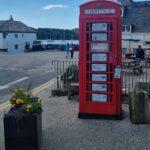 St Mawes Red Telephone Display Box