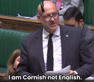 Perran Moon speaking in favour of Devolution for Cornwall 'I am Cornish not English