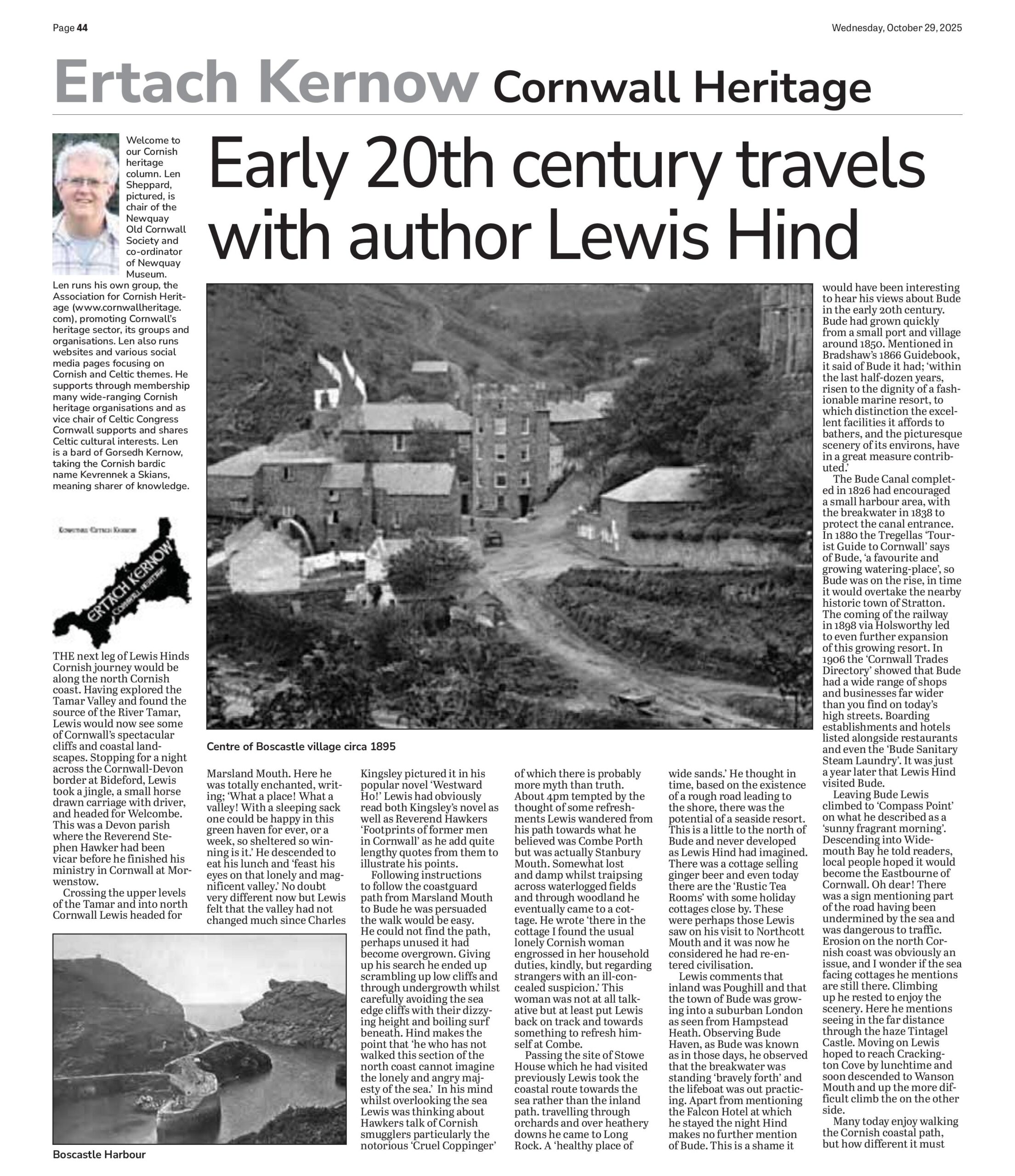 Cornish travels with author Lewis Hind Cornish travels with author Lewis Hind