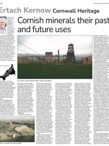 Cornish minerals their past and future uses Cornish minerals their past and future uses