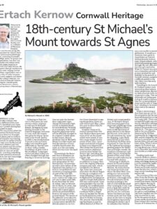 18th Century tour St Michael’s Mount towards St Agnes 18th Century tour St Michael’s Mount towards St Agnes