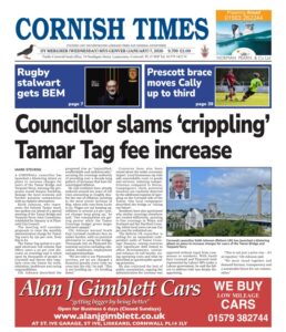 Cornish Times - 07.01.2026 Tamar Tolls