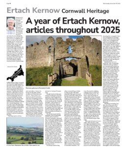 A year of Ertach Kernow articles throughout 2025