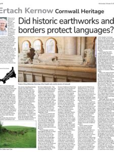 Did historic earthworks and borders help protect languages Did historic earthworks and borders help protect languages