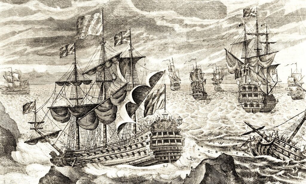 HMS Association 18th century engraving