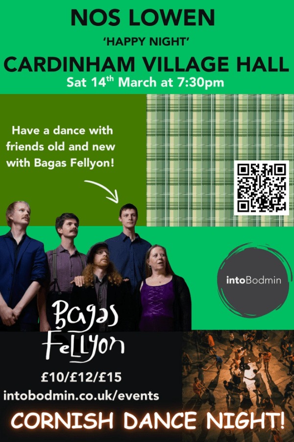 Nos Lowen - Cardinham Village Hall Nos Lowen - Cardinham Village Hall