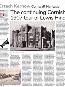 The continuing Cornish 1907 tour of Lewis Hind