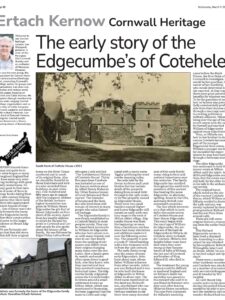 The early story of the Edgecumbe’s of Cotehele