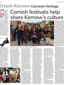 Cornish festivals help share Kernow’s culture