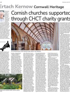 Cornish churches supported through CHCT charity grants Cornish churches supported through CHCT charity grants