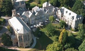 Aerial view of the Alverton Hotel, Truro