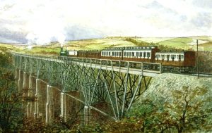 Cornwall Railway The Gover Viaduct (H Geach)