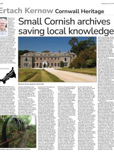 Small Cornish archives saving local knowledge Small Cornish archives saving local knowledge