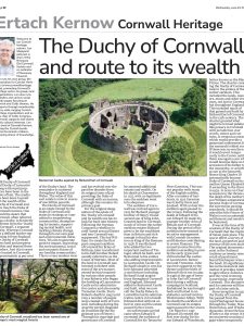 The Duchy of Cornwall and route to its wealth
