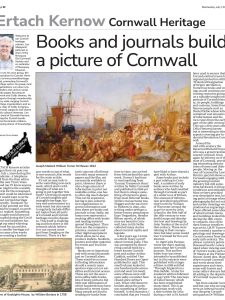 Books & journals build a picture of Cornwall Books & journals build a picture of Cornwall