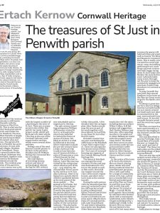 The treasures of St Just in Penwith Parish