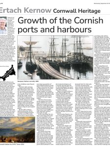 Growth of the Cornish ports and harbours