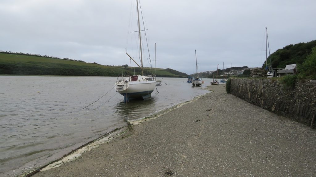 River Gannel, Newquay with tide in