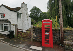 K6 Telephone Kiosk St Neot (June 2026 - newly repainted)