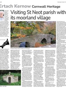 Visiting St Neot parish a moorland village
